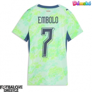 Švýcarsko Breel Embolo #7 Dámské Venkovní Dres MS 2026 Krátký Rukáv